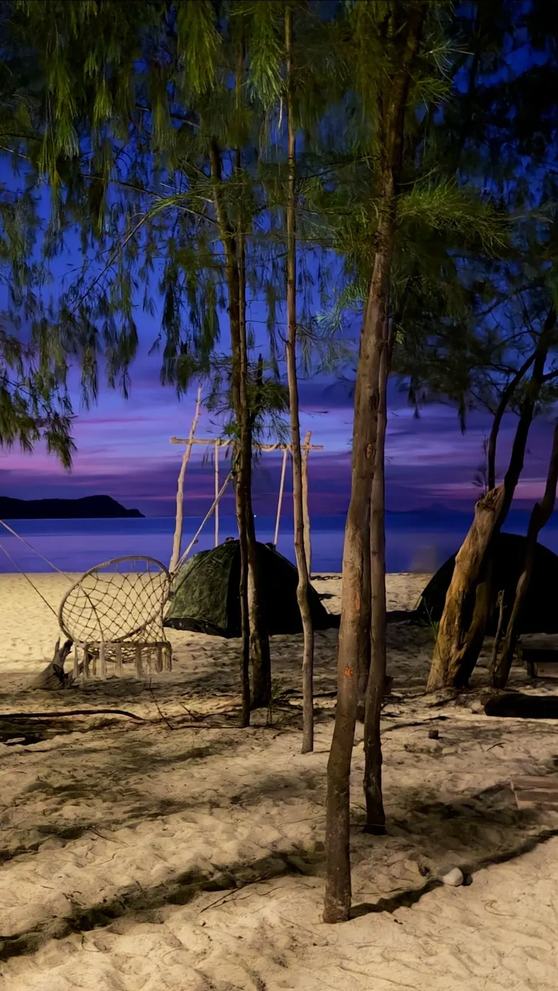 Bivouac private island