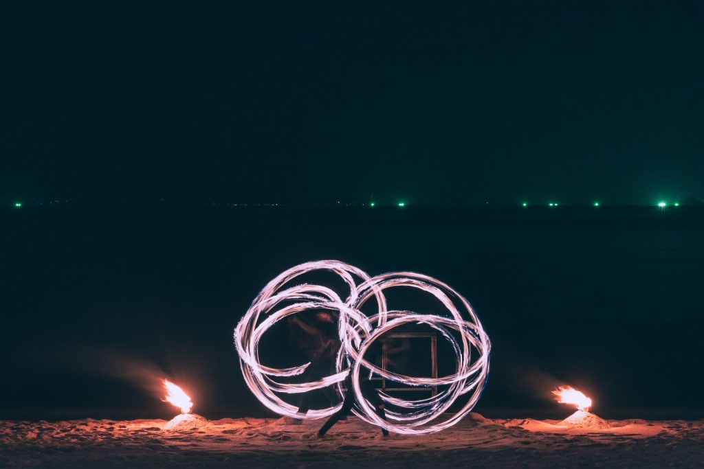 Fisherman's Village New Year's Eve fire show